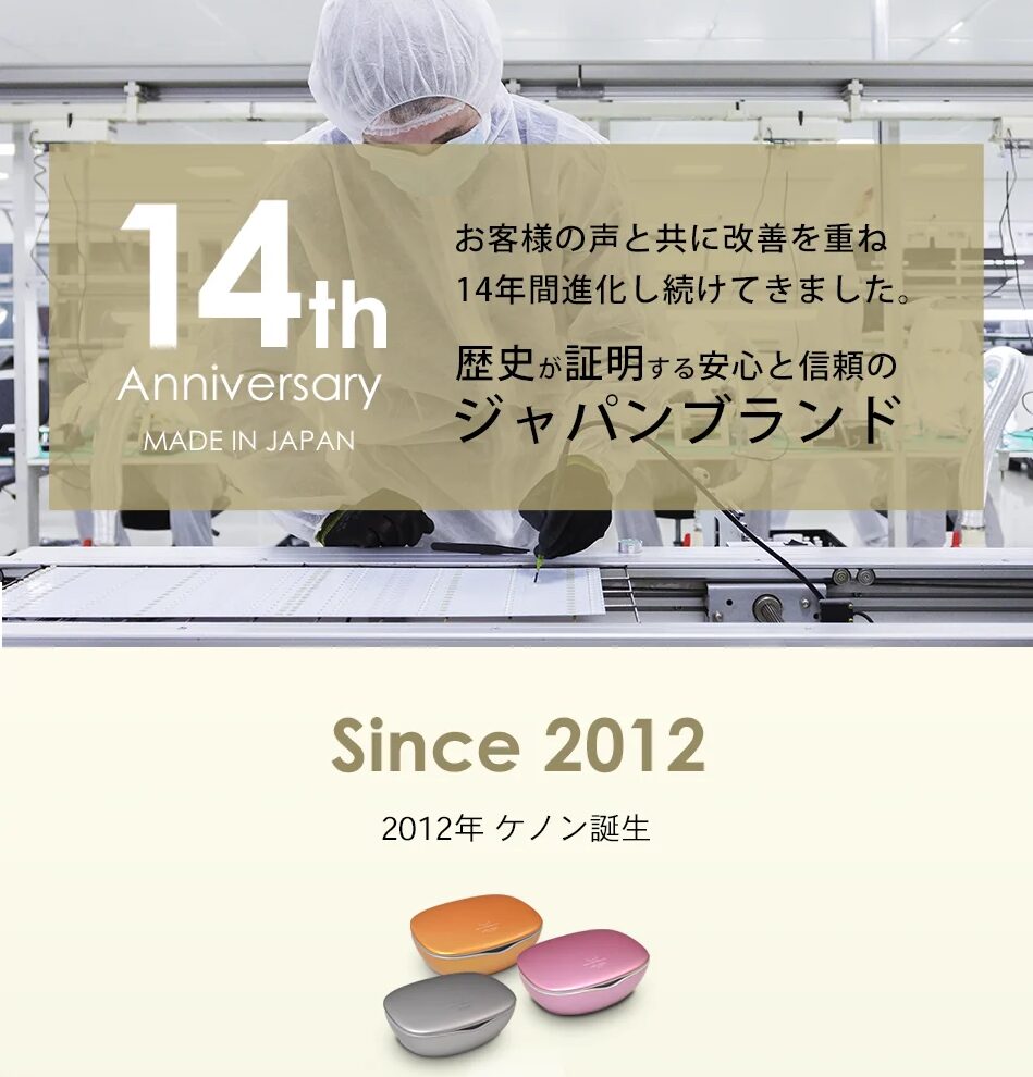 ケノン販売実績