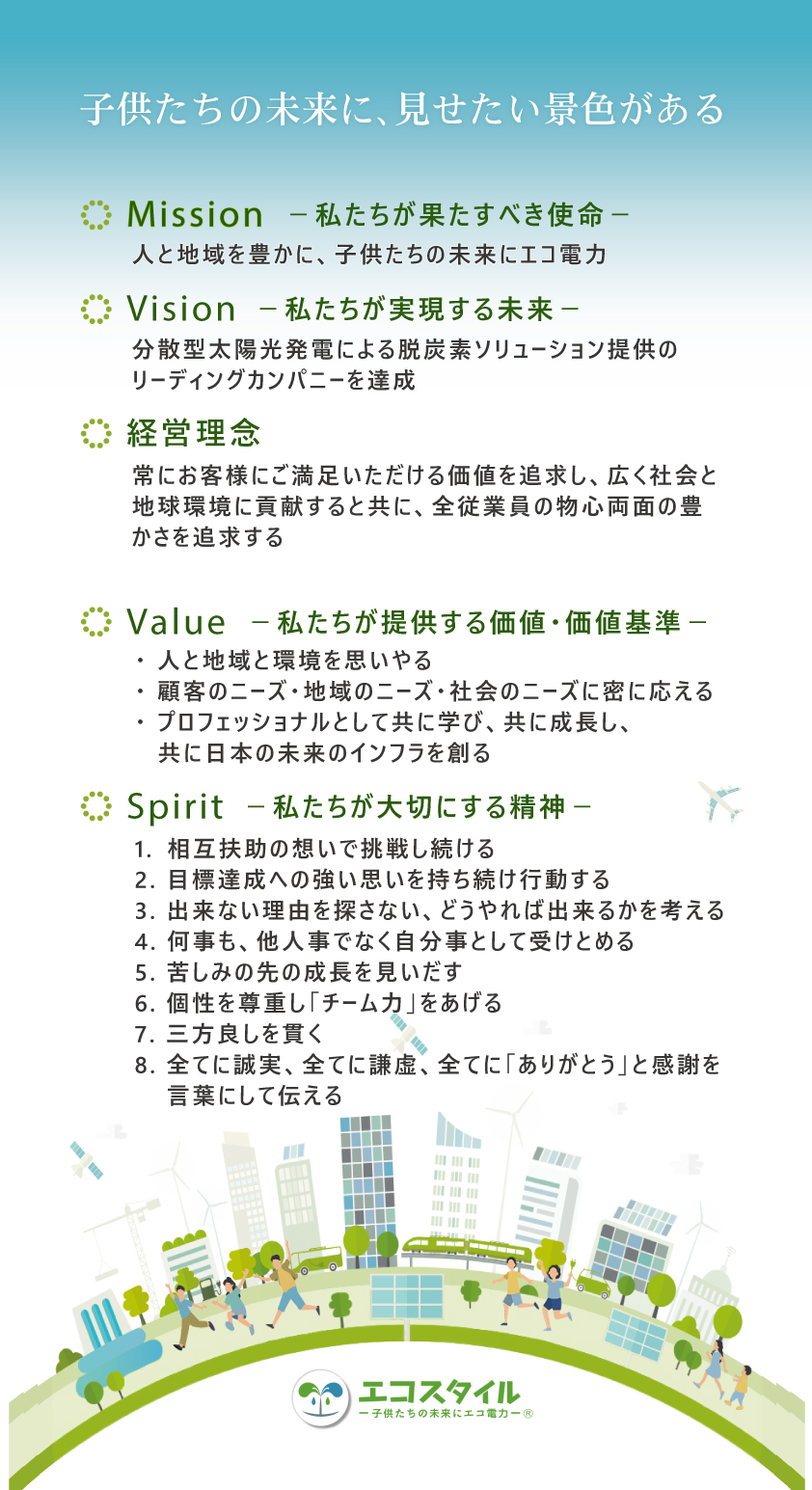 エコスタイル経営理念