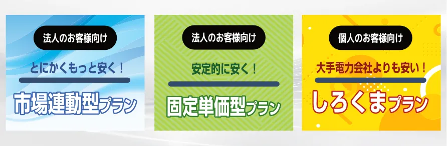 しろくま電力法人プラン